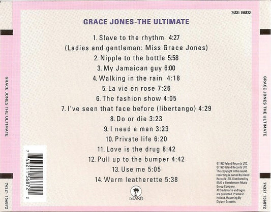 Grace Jones : The Ultimate (CD, Comp)