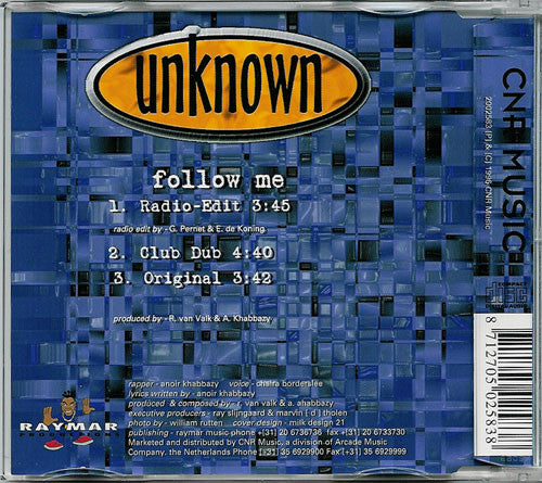 Unknown (16) : Follow Me (CD, Maxi)