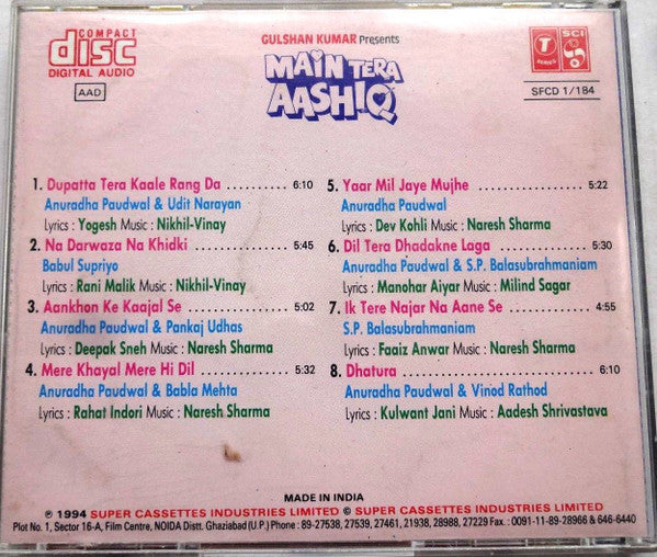 Various : Main Tera Aashiq (CD)
