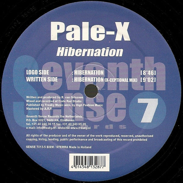 Pale-X : Hibernation (12")