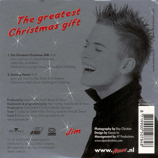 Jim (5) : The Greatest Christmas Gift (CD, Single)
