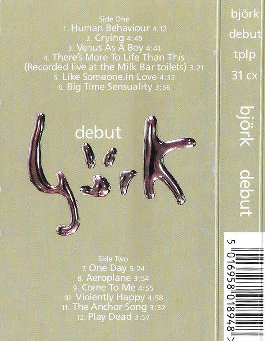 Björk : Debut (Cass, Album)