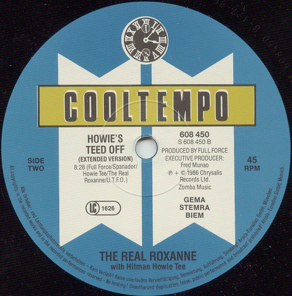 The Real Roxanne With Howie Tee : (Bang Zoom) Let's Go Go (12")