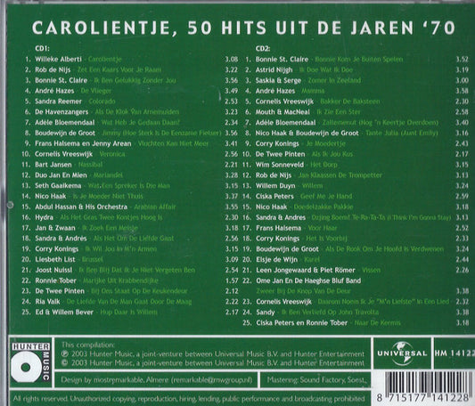 Various : Carolientje 50 Hits Uit De Jaren '70 (2xCD, Comp)