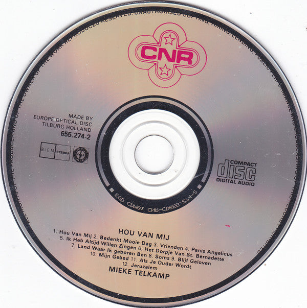 Mieke Telkamp : Hou Van Mij (CD, Album)