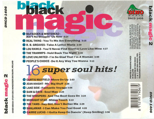 Various : Black Magic 2 - 16 Super Soul Hits (CD, Comp)