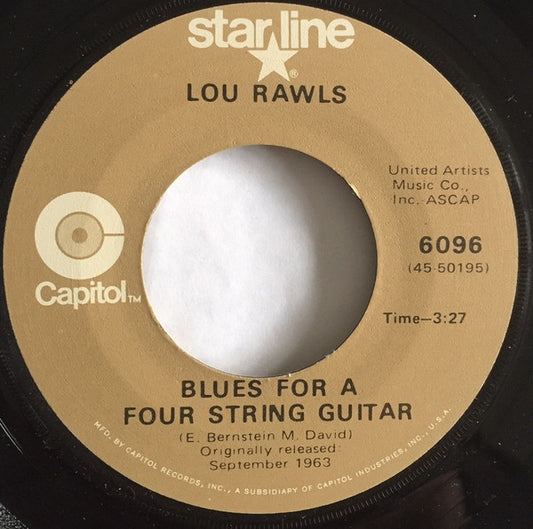 Lou Rawls : Tobacco Road (7", Single)
