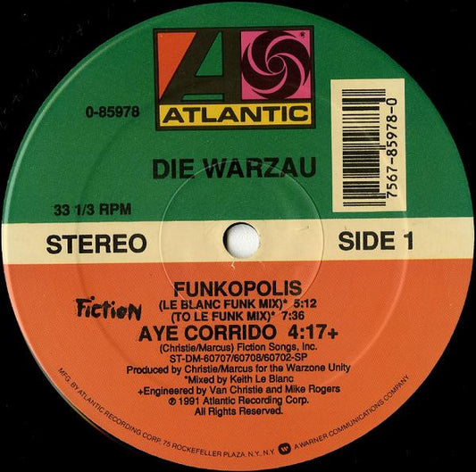 Die Warzau : Funkopolis (12", Single)