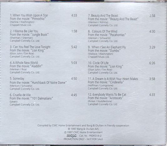 Royal Philharmonic Orchestra : Disney Movie Favourites (CD, Album, Promo)