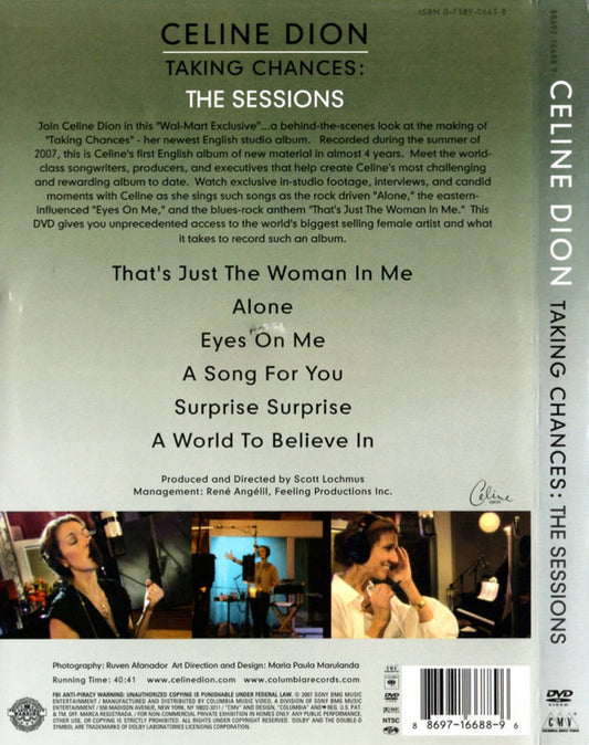 Céline Dion : Taking Chances: The Sessions (DVD-V, NTSC, Reg)