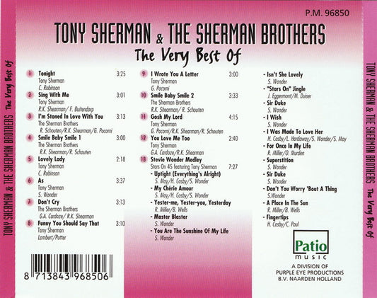 Tony Sherman & The Sherman Brothers (2) : The Very Best Of (CD, Comp)