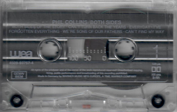 Phil Collins : Both Sides (Cass, Album)