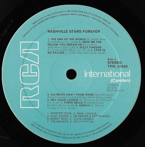 Various : Nashville Stars Forever (2xLP, Comp, Gat)