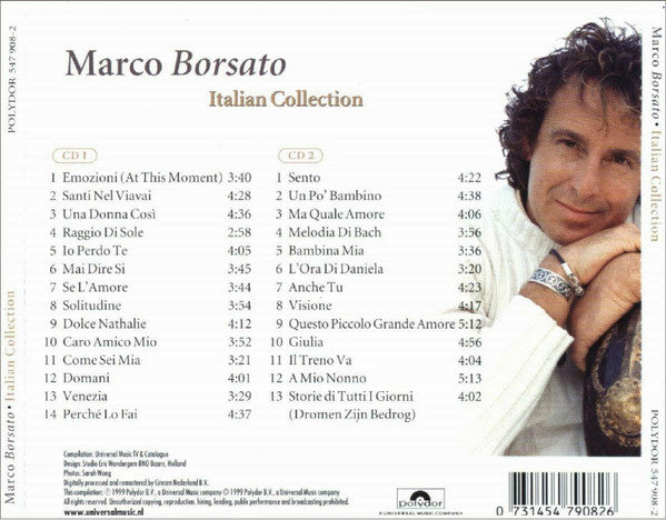 Marco Borsato : Italian Collection (2xCD, Comp)