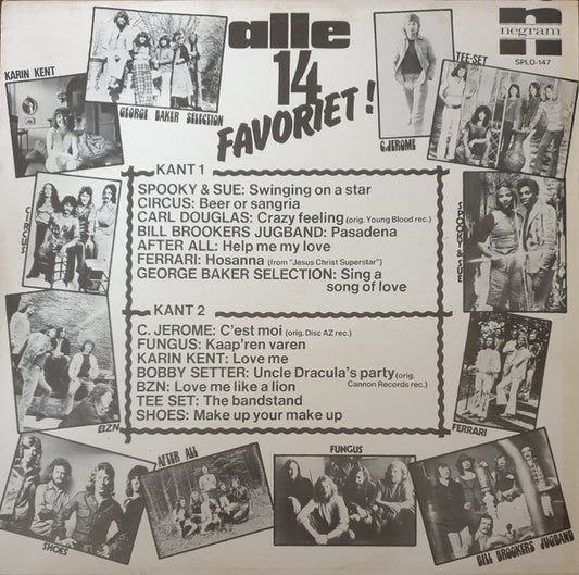 Various : Alle 14 Favoriet (LP, Comp)