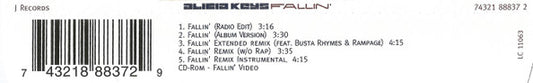 Alicia Keys : Fallin' (CD, Maxi, Enh)