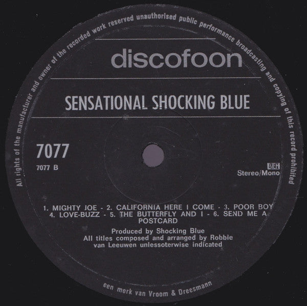 Shocking Blue : Sensational (LP, Comp)