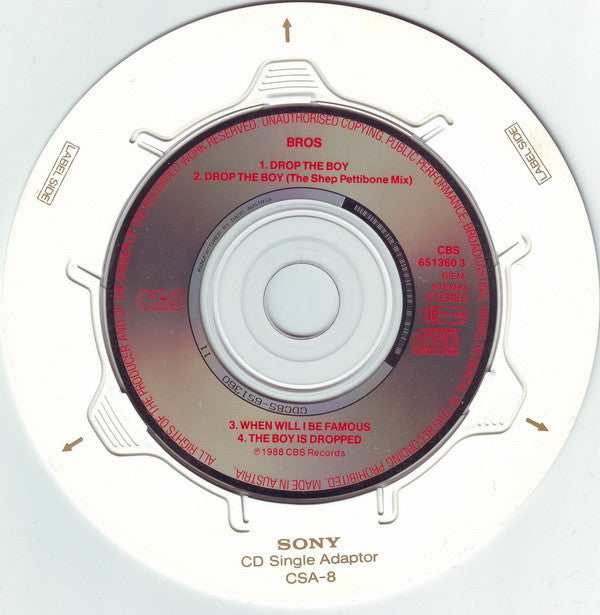 Bros : Drop The Boy (CD, Mini, Single)