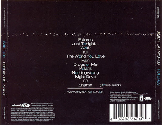 Jimmy Eat World : Futures (CD, Album, Enh)