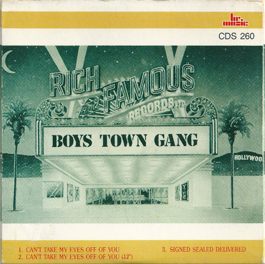 Boys Town Gang : Can't Take My Eyes Off Of You (CD, Single, Car)
