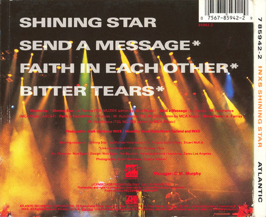 INXS : Shining Star (CD, Single, Promo, Dig)