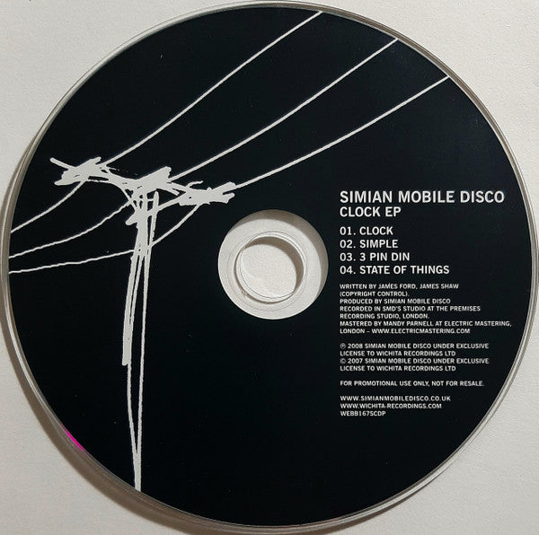 Simian Mobile Disco : Clock EP (CD, EP, Promo)