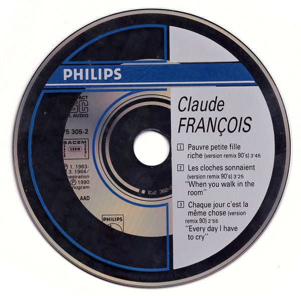 Claude François : Pauvre Petite Fille Riche (Remix 90's) (CD, Maxi)