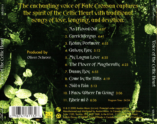 Kate Crossan (2) : Voice Of The Celtic Heart (CD, Album)