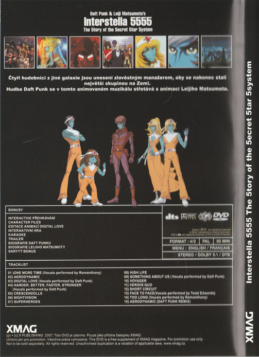 Daft Punk : Interstella 5555: The 5tory Of The 5ecret 5tar 5ystem (DVD-V, Promo, PAL)
