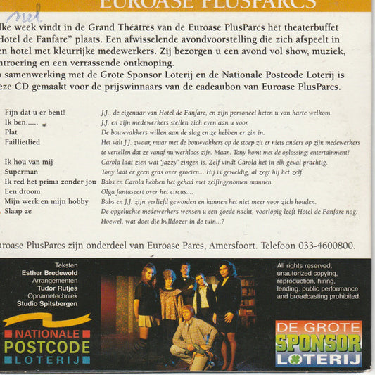 Pepper & Co Theaterprodukties : Hotel De Fanfare (CD)