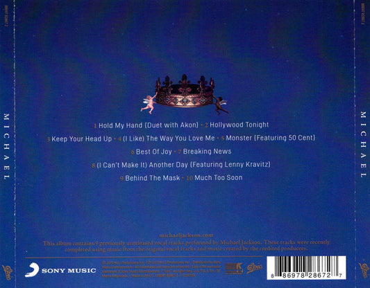 Michael Jackson : Michael (CD, Album, Son)