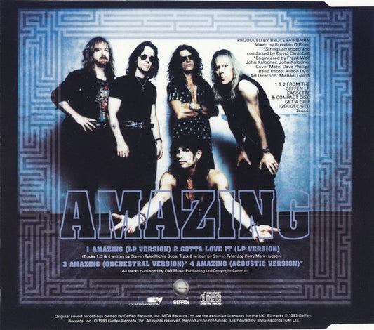 Aerosmith : Amazing (CD, Single)