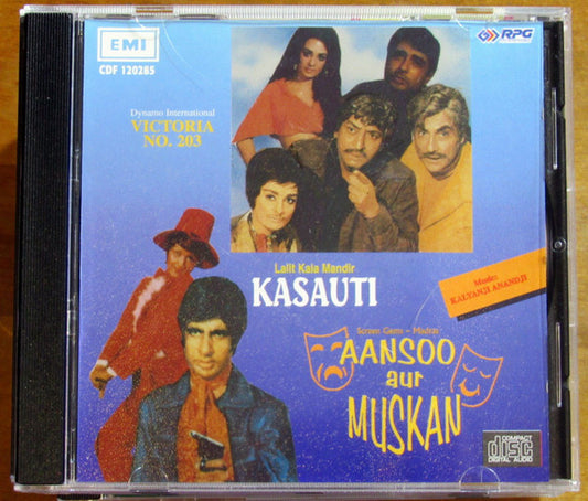 Kalyanji-Anandji : Victoria No.203 / Kasauti / Aansoo Aur Muskan (CD, Comp)