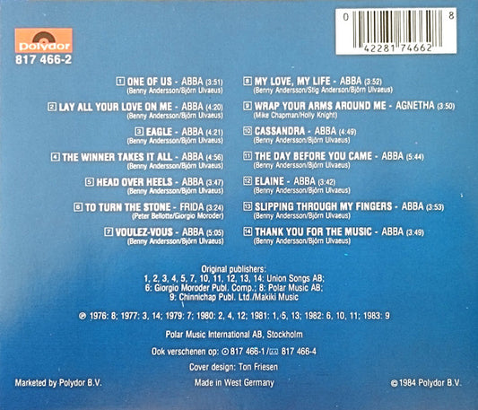 ABBA : From ABBA With Love (CD, Comp, RE)