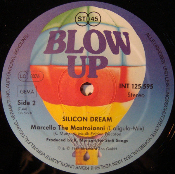 Silicon Dream : Marcello The Mastroianni (Monstermix) (12", Maxi)