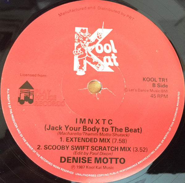 Denise Motto : Doing It Properly - Is XTC (12")