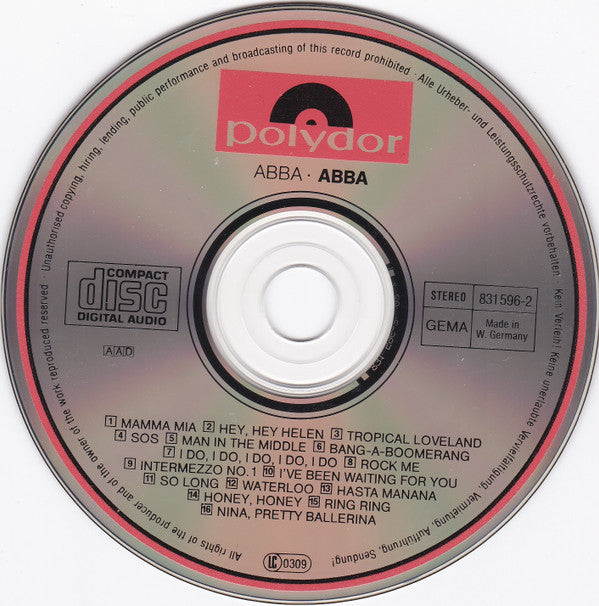 ABBA : ABBA (CD, Album, RE)