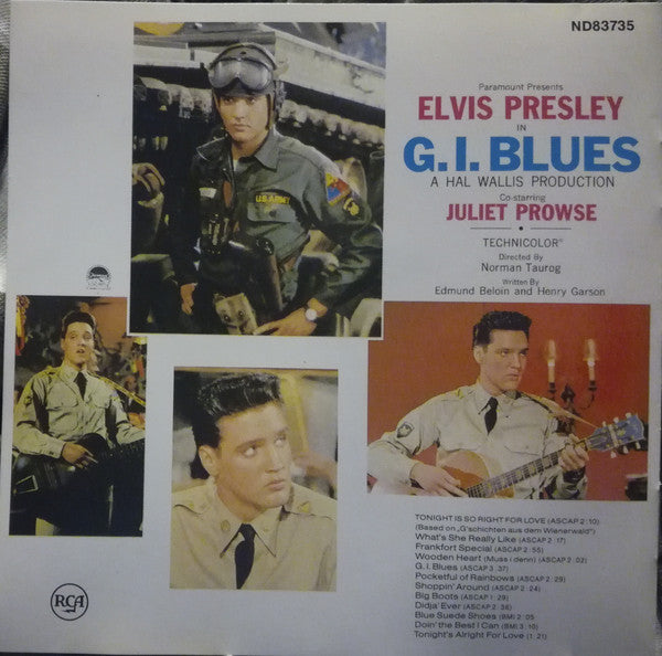 Elvis Presley : G.I. Blues (CD, Album, RE)