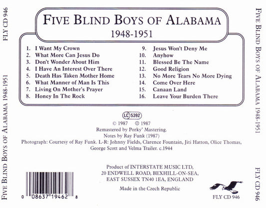Five Blind Boys Of Alabama : 1948-1951 (CD, Comp)