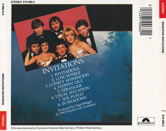 Shakatak : Invitations (CD, Album, RE)