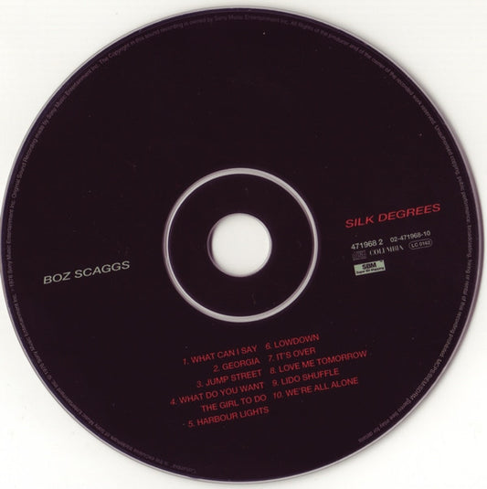 Boz Scaggs : Silk Degrees (CD, Album, RE, SBM)