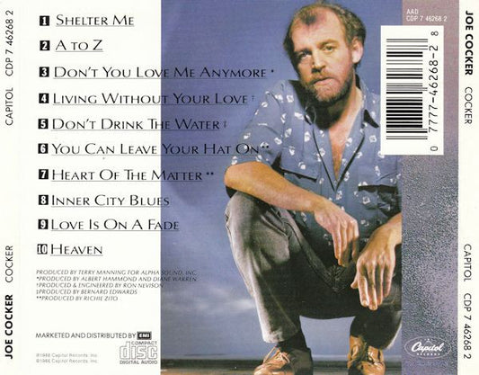 Joe Cocker : Cocker (CD, Album, RE, Son)