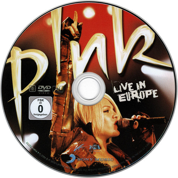 P!NK : Live In Europe - From The 2004 Try This Tour (DVD-V, PAL)