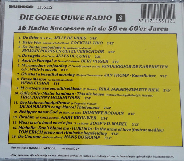 Various : Die Goeie Ouwe Radio Volume 3 (CD, Comp)