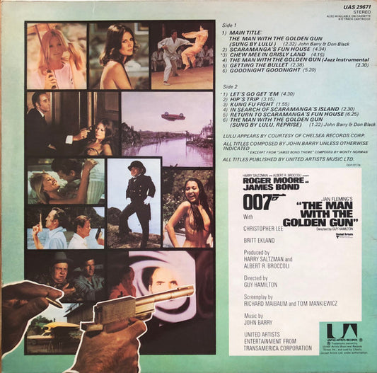 John Barry : The Man With The Golden Gun (Original Motion Picture Soundtrack) (LP)