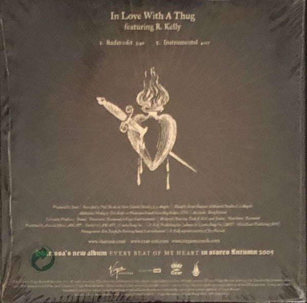 Sharissa Featuring R. Kelly : In Love With A Thug (CD, Single, Promo, car)