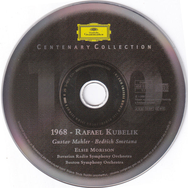 Gustav Mahler, Bedřich Smetana, Rafael Kubelik, Symphonie-Orchester Des Bayerischen Rundfunks, Boston Symphony Orchestra : Mahler: Symphony No. 4 / Smetana: The Moldau, From Bohemia's Woods And Fields (CD, Comp, RM)