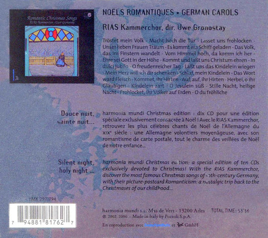 RIAS-Kammerchor, Uwe Gronostay : Stille Nacht... (Noëls Allemands = German Carols) (CD, Album, RE)