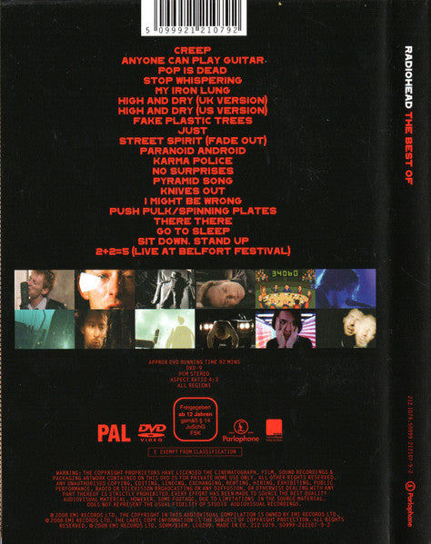 Radiohead : The Best Of (DVD-V, Comp, PAL)