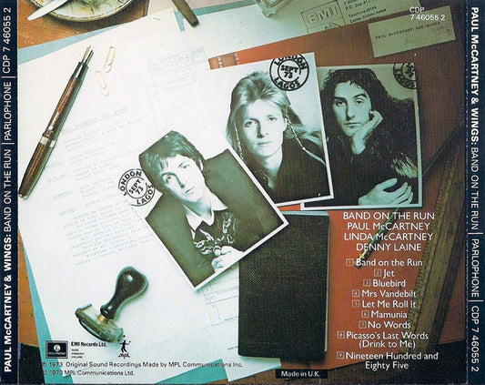 Wings (2) : Band On The Run (CD, Album, RE)